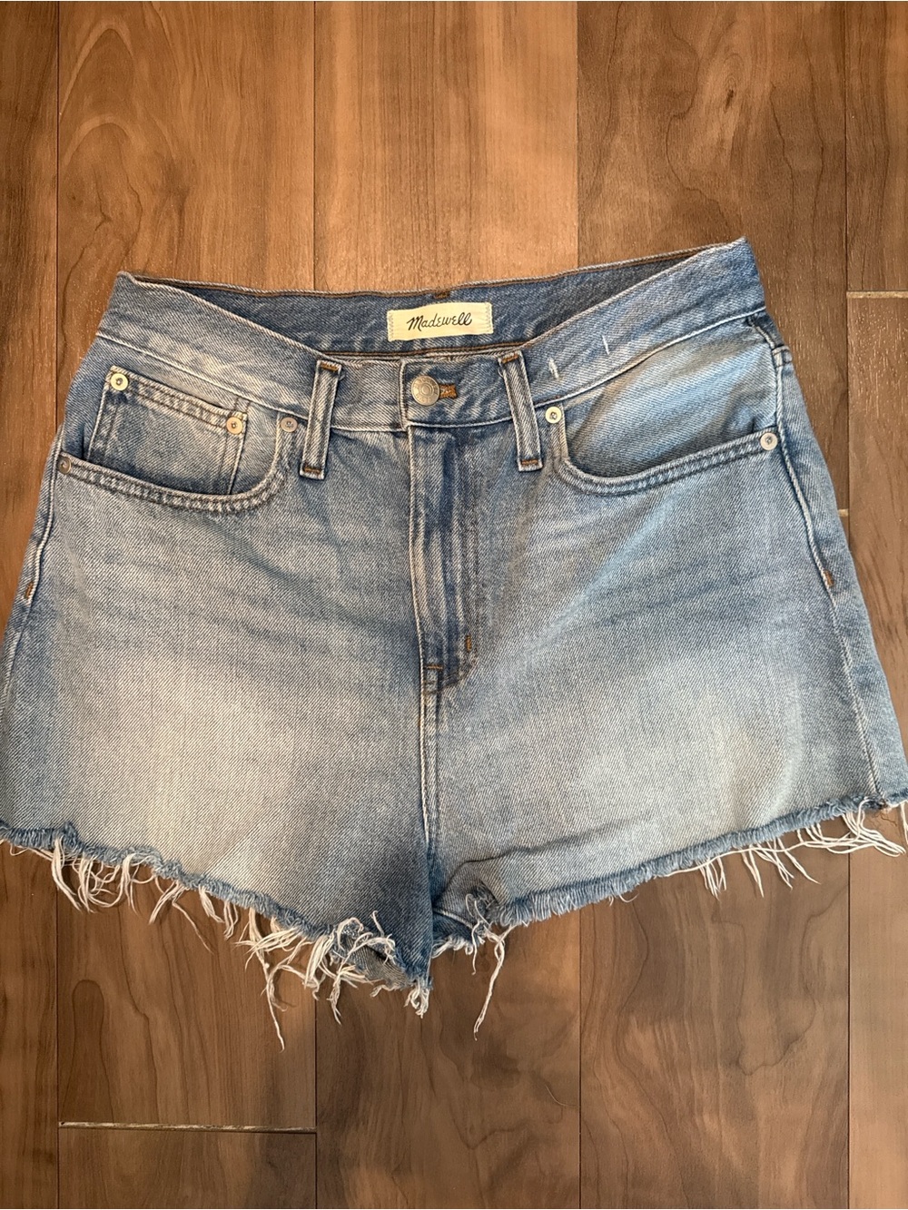 Madewell mom jean shorts